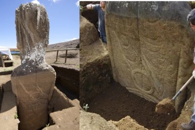 Badacze odkryli zaskakującą tajemnicę posągów z Wysp Wielkanocnych! Zobacz co udało się odkopać!