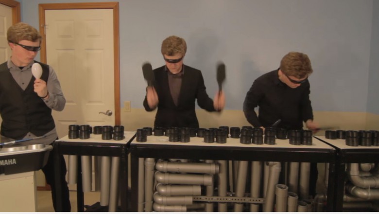 Chłopaki genialnie to zrobili! Najlepszy cover Daft Punk zagrany na... rurach kanalizacyjnych!
