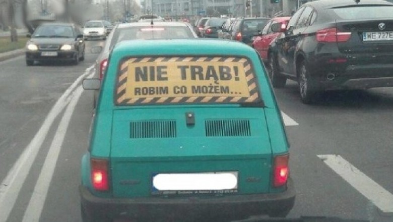 Czasami jedno "o k*rwa" zastępuje tysiące słów! Czyli dziwne akcje na polskich drogach :D