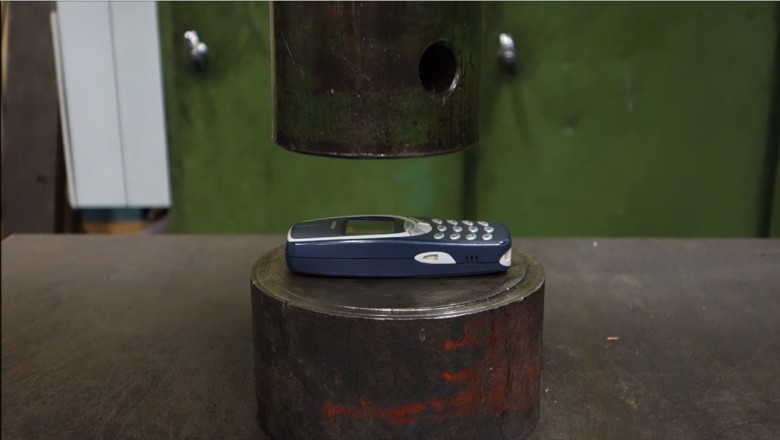Czy da się zniszczyć "niezniszczalny" telefon?! Czyli Nokia 3310 kontra prasa hydrauliczna!