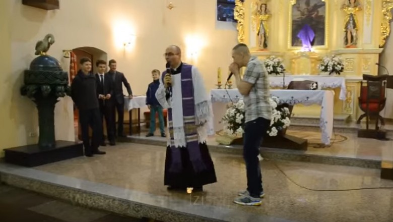 Dawaj, dawaj! Fantastyczny ksiądz rapuje podczas bierzmowania! Taką naukę kościoła to ja rozumiem! 