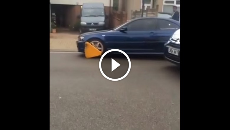 Dla tego gościa blokada na kole w BMW to nie problem! Szybki sposób na zniszczenie E46! 