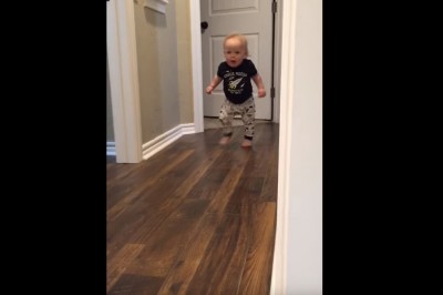 Dziadek krzyknął na tego chłopczyka. Jego reakcja? Padłem!