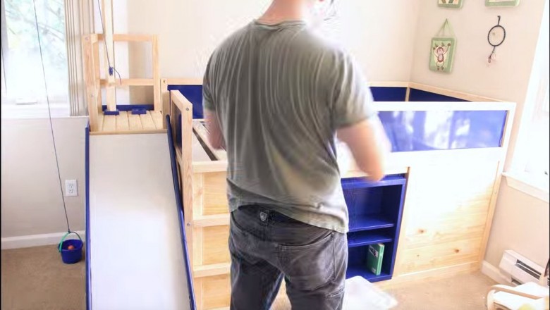 Facet zamienia proste łóżko z Ikei w prawdziwą twierdze! Marzenie każdego dziecka!