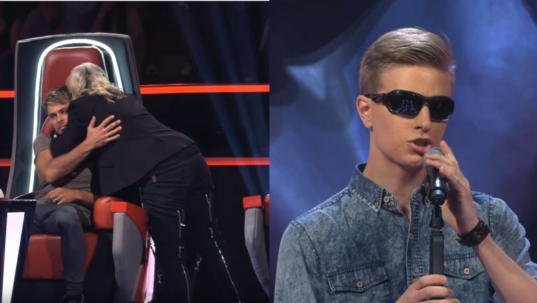 Jurorzy całkiem się rozkleili! Niewidomy wokalista podbił serca w The Voice!