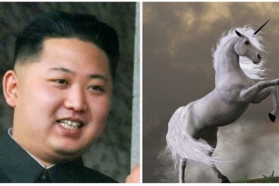 Kim Jong Un twierdzi, że Korea odkryła jaskinie w której żyją jednorożce! Całkowicie mu wierzymy.