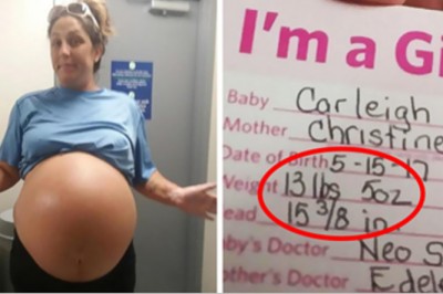 Lekarze nie mogli uwierzyć, że urodziła ważącą 6 kg córeczkę! Zobacz jak wielkie jest to dziecko! 