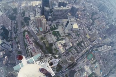 Mają rozmach skubańcy! Tak się zdobywa 384 metrowy drapacz chmur w Chinach!