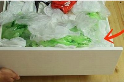 Masz w domu problem z taką szufladą pełną torebek?! Zobacz prosty trick jak je uporządkować! 