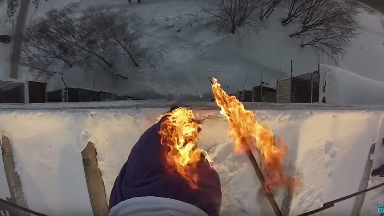 Najbardziej szalone produkcje z GoPro! Płonący koleś przesadził!