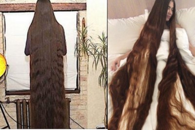 Nie obcinała włosów i nie zmieniała fryzury przez dwadzieścia lat! Zobacz jak wyglądają gdy je rozpuściła!