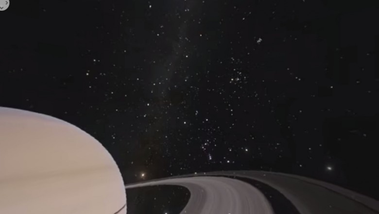 Niesamowite kosmiczne wideo w 360 stopniach. Film gdzie Ty obracasz kamerę.