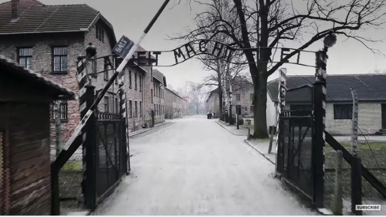 Niezwykłe nagranie z drona lecącego nad Auschwitz! To co uchwyciła kamera przyprawia o dreszcze!