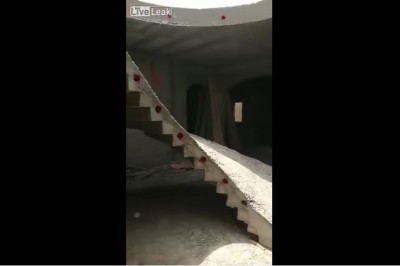 Pracownik miesiąca odwalił taką robotę że aż szef się zdziwił! Tak się robi schody!