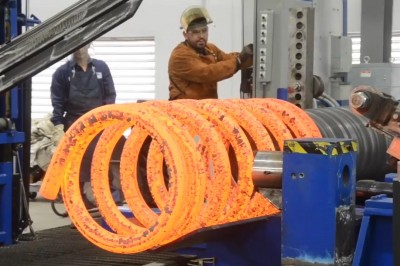 Produkcja dużych sprężyn