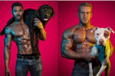 Przystojni mężczyźni i słodkie psy - rewelacyjny pomysł na pomoc porzuconym zwierzętom! 