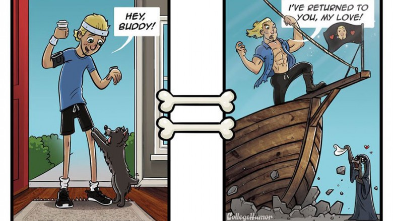 Te 7 ilustracji pozwoli poznać Ci twojego pupila! Zobacz jak wygląda świat oczami Twojego psa!