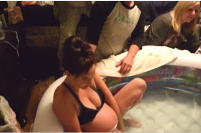 Te materiał ma niesamowitą moc! Nagrała swój poród w domu w otoczeniu najbliższych!