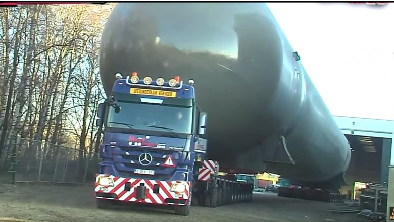 Transport naprawdę wielkich obiektów! Ludzka pomysłowość często zaskakuj!