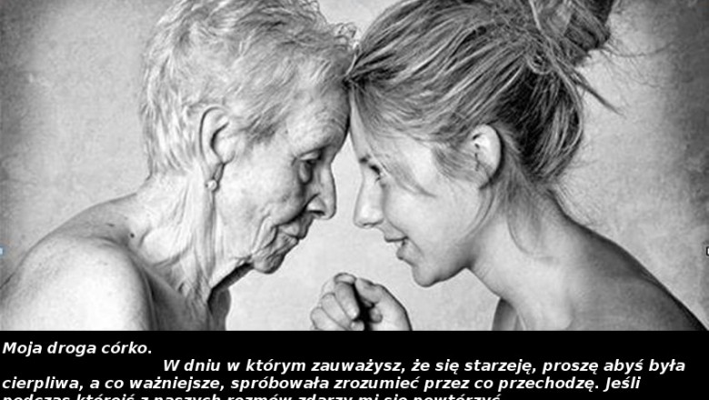 Wzruszający list starzejącej się matki do swojej córki zawiera głęboki przekaz! Popłakałam się!