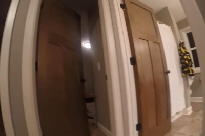 Zabawa w chowanego z rodzicami, nagranie pov dziecka