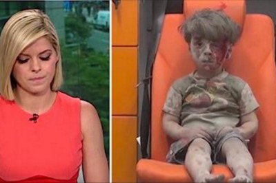 Zdjęcia chłopca po bombardowaniu w Syrii szokuje! Reporterka nie dała rady utrzymać emocji na wizji!