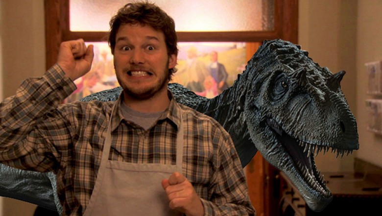 Zobacz jak gwiazdor Jurassic World zareagował na dinozaury poza planem! Wulgarne!