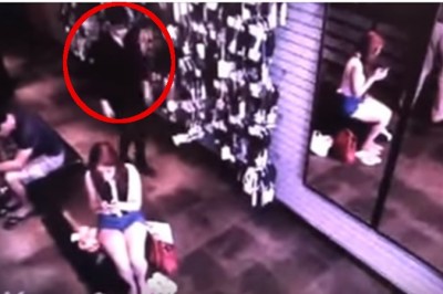 Co tu się wydarzyło w tym sklepie?! Kamera uchwyciła klienta, który nie ma odbicia w lustrze!