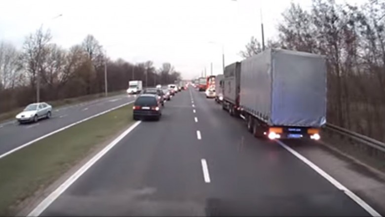 Pięknie się to ogląda! Tunel życia w wykonaniu polskich kierowców!