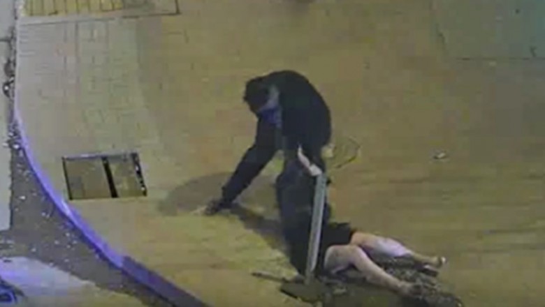 Uderzył dziewczynę w twarz, aż padła na ziemię! Po chwili karma do niego wróciła!