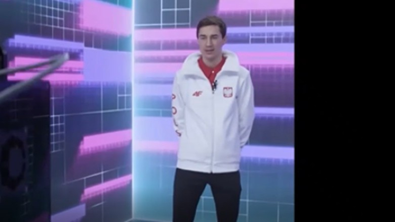 Wk**wiony Kamil Stoch wychodzi ze studia Eurosportu po żenującym żarcie! Dziennikarzy mocno poniosło!