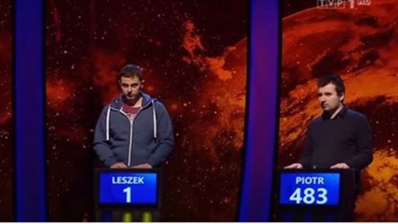 Miał rekordową ilość punktów ale zgubiła go własną zachłanność! Odpadł na prostym pytaniu!