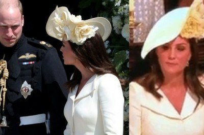 Kate Middleton wykonała pewien gest na ślubie Meghan i księcia Harry'ego! Uznano go za zniewagę!