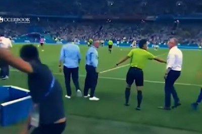 Zadyma na murawie po meczu Niemcy - Szwecja! Chamskie prowokowanie Szwedów!