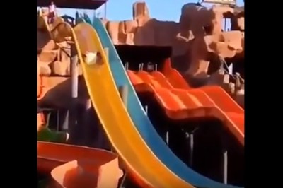 Ten to miał rozmach! Połowa ludzi na basenie dostała od niego rykoszetem!