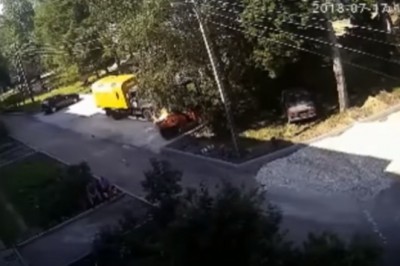 Robotnikowi udało się uratować 2 letniego chłopca spadającego z 4 piętra!