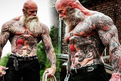 53-letni wytatuowany kulturysta pokazuje, że o ciało można zadbać w każdym wieku