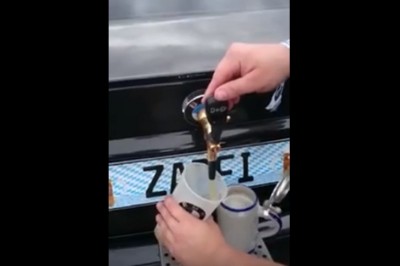 BMW z nalewakiem do browara! Takiego tuningu jeszcze nie było!