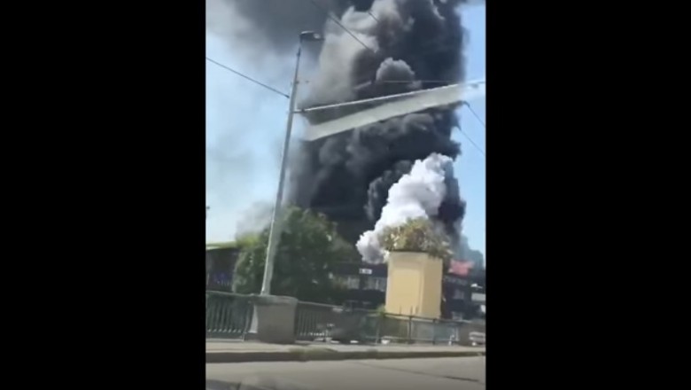 Nagranie z momentu wybuchu ciężarówki z paliwem na autostradzie!
