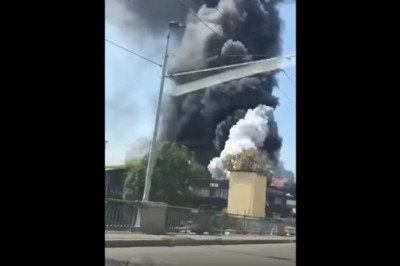 Nagranie z momentu wybuchu ciężarówki z paliwem na autostradzie!
