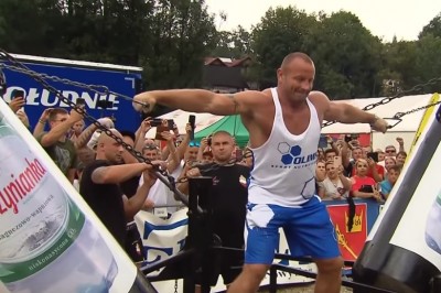 Pudzian narobił wstydu strongmanom! Pokazał im jak to się robi!