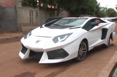Chciał mieć swoje Lamborghini, więc je sobie zrobił ze starego Fiata Uno!