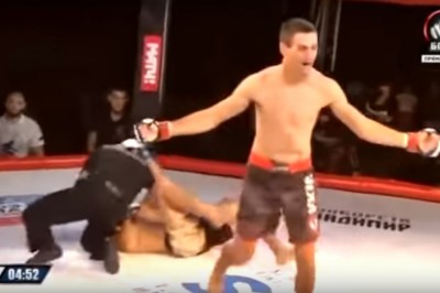 Został tak znokautowany, że nieświadomie wystartował do sędziego. Szybko tego pożałował