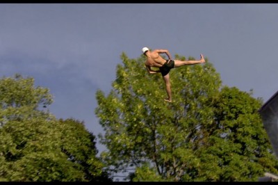 Finał norweskich zawodów w skokach do basenu z rozbryzgiem