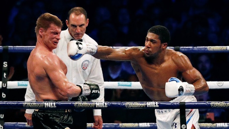 Anthony Joshua pokonuje Aleksandra Powietkina po mocnym nokaucie