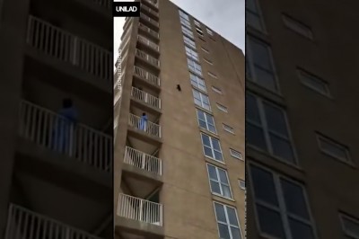 Spadł z 9 piętra. Nieudana wspinaczka szopa pracza