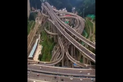 Jak miniesz zjazd już po Tobie. Jeden z najbardziej skomplikowanych węzłów w Chinach