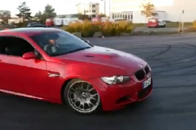 Wybuch silnika w nowiutkim BMW podczas popisów przed kolegami