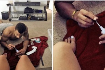 Na tych zdjęciach mężczyźni pokazują, że życie z kobietą potrafi być wyzwaniem. Jak oni muszą cierpieć 