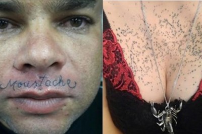 Te tatuaże przyciągają wzrok swoją oryginalnością. Jednak chyba nie o taki efekt chodziło ich posiadaczom